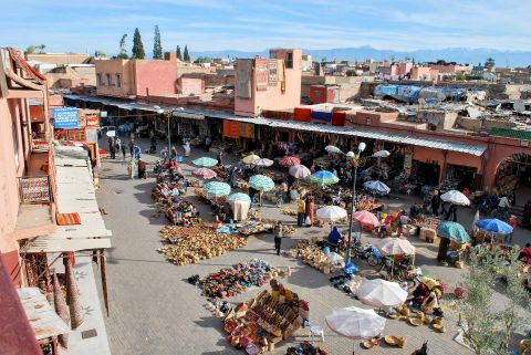 Bazaar-Medina-Marrakech-Marokko