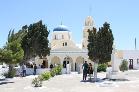 Santorini-Griekenland-Oia-Kerk