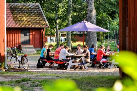 Zweden-actief-picknick-eten-vakantiehuisje