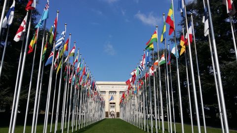 Genève, Zwitserland, Rhone, Verenigde Naties