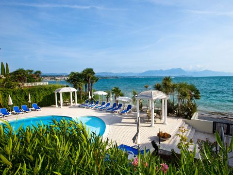 Pool at Hotel Lido at Lake Garda