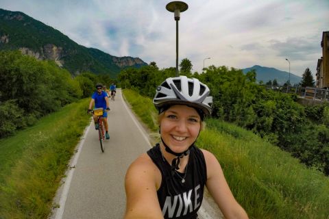 Selina Foto beim Radfahren