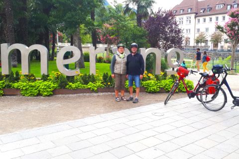 Eurobike Reisefeedback-Gewinner Familie Lange in Meran