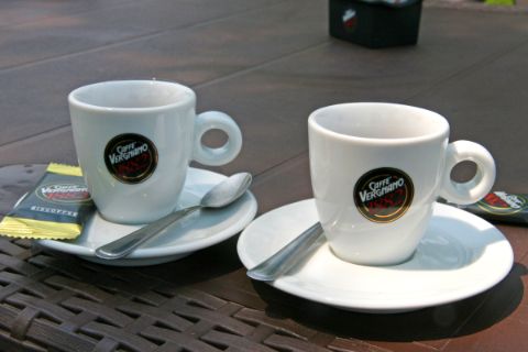 Cup of coffee in Itlay