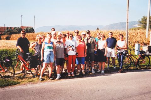 Eurobike-Radgruppe auf der Zehn Seen-Rundfahrt