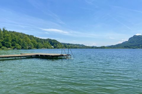 Steg am Keutschacher See in Kärnten