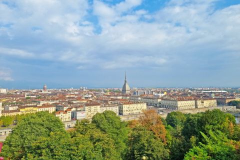 Panoramablick auf Turin