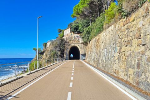 Cycling route from Imperia to Sanremo
