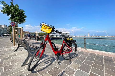 Eurobike E-Bike on the shores of Lake Garda
