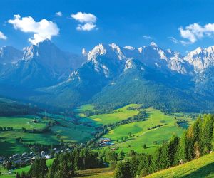 Atemberaubendes Alpenpanorama