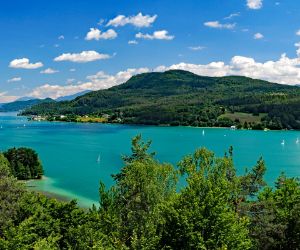 Great view over Lake Wörthersee