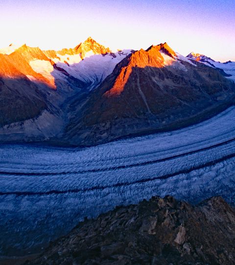Impressive Aletsch Glacier