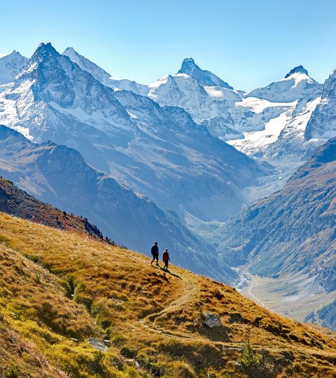 Einzigartige Bergwelt in den Schweizer Alpen