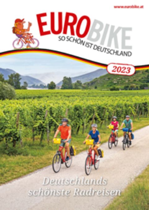 Radreisen Deutschland Katalog 2023 Titelbild