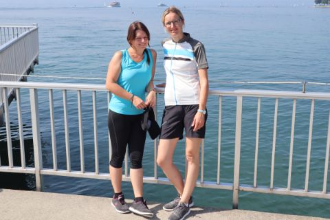 Sabine und Susanne am Bodensee