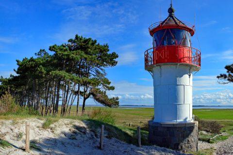 Lighthouse at the island Hiddensee