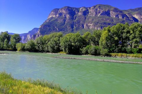 River Adige between Bolzano and Trient