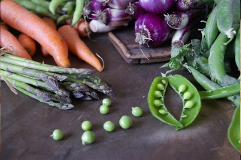 Purple asparagus
