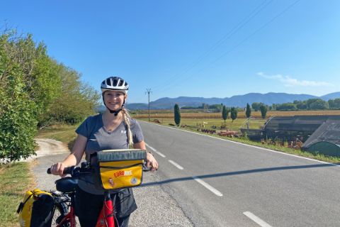 Bike path in Tuscany
