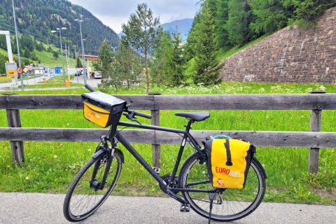 Bike on the Reschen Pass