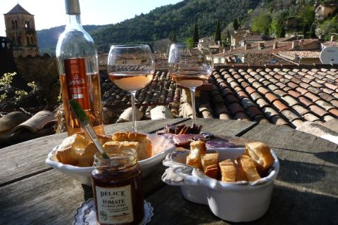 Eating above the rooftops in Provence
