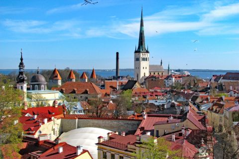 View over Tallinn, Estonia
