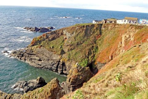 Meerblick beim Wanderurlaub Cornwalls Küstenpfade