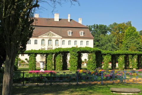 Castle in Branitzer Park in Cottbus