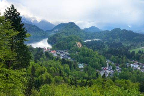 View over Neuschwanstein