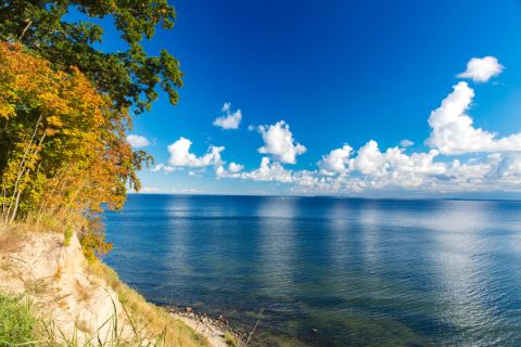 Ausblick auf das Meer auf Usedom