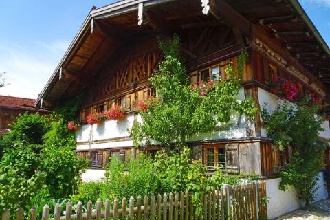 Typical farmhouse in Bavaria