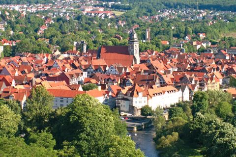 View of Hann Münden from above