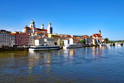 View of Passau from the Danube