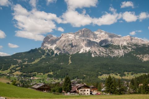 Scenery of Cortina d'Ampezzo