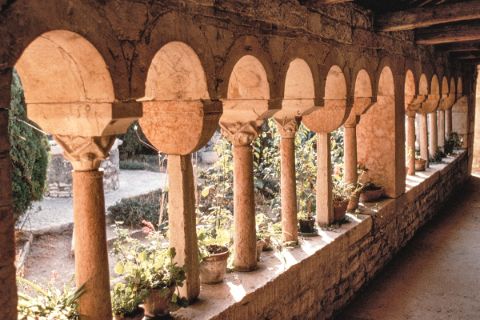 Ein Säulengang in Verona