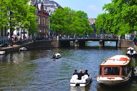 Kanal im Amsterdam 