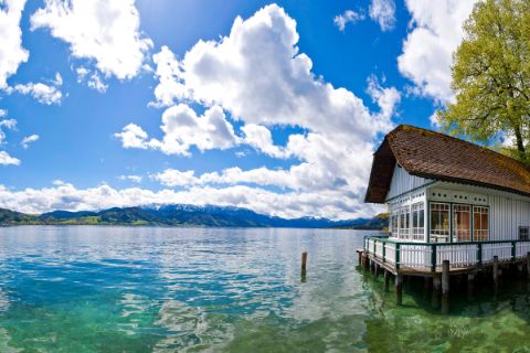 House on the lake Attersee