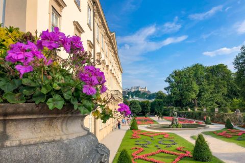 Mirabell Garden in Salzburg 