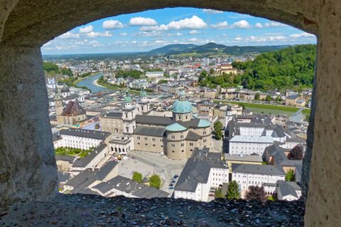 Ausblick auf die Stadt Salzburg