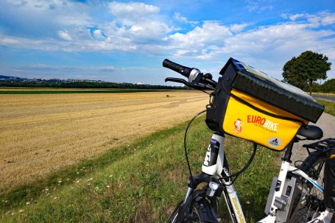 Eurobike-bike in front of field