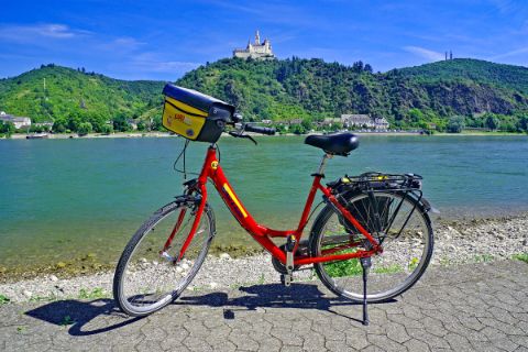 Bicycle on the Rhine Cycle Route