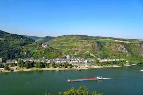 Panoramablick auf den Rhein