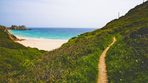 View on the surroundings of Porthcurno