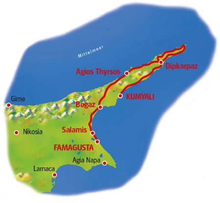 Map Zypern