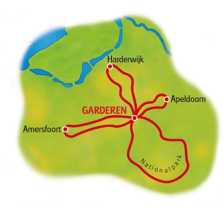 Map Ijsselmeer - based in one hotel