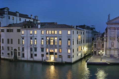 Exterior of the Hotel Palazzo Giovanelli in Venice