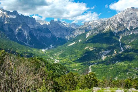 Wandererlebnis in den albanischen Bergen