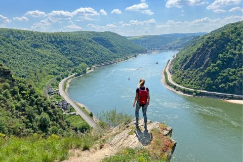 Aussichtspunkt Spitsnack am Rhein