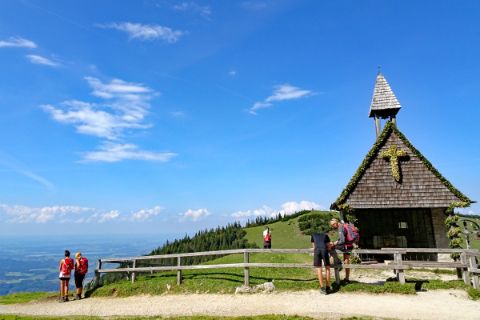 Wunderschöner Ausblick auf den Chiemgau