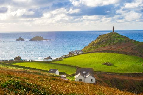 View from the hiking tour at Cape Cornwall
